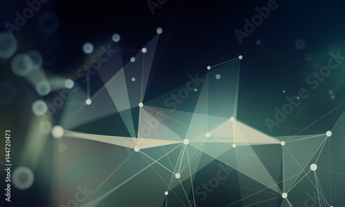 abstract triangles background