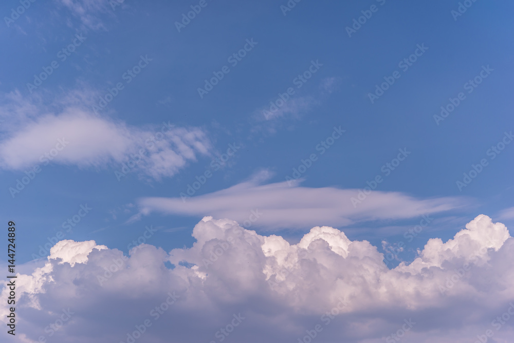 Fototapeta premium Sky daylight. Natural sky composition. Element of design.