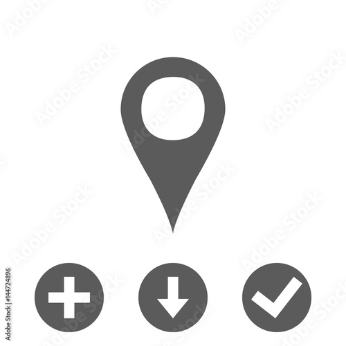 navigation icon stock vector illustration flat design