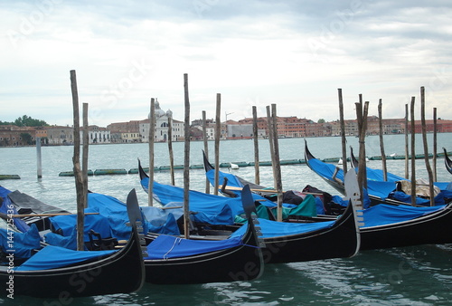 Gondolas in Venice, Italy © abrada