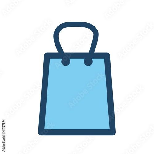 Shopping bag isolated icon vector illustration graphic design