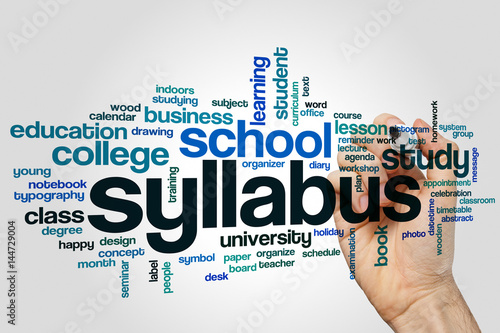 Syllabus word cloud