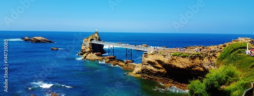 biarritz mer vacance plage