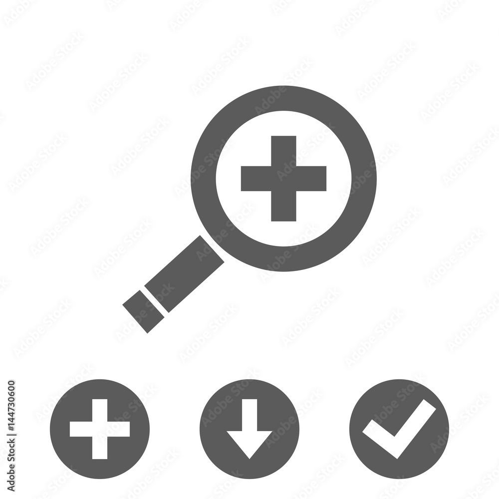 search icon stock vector illustration flat design search icon stock vector illustration flat design