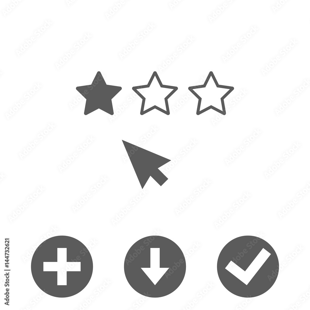rating icon stock vector illustration flat design rating icon stock vector illustration flat design