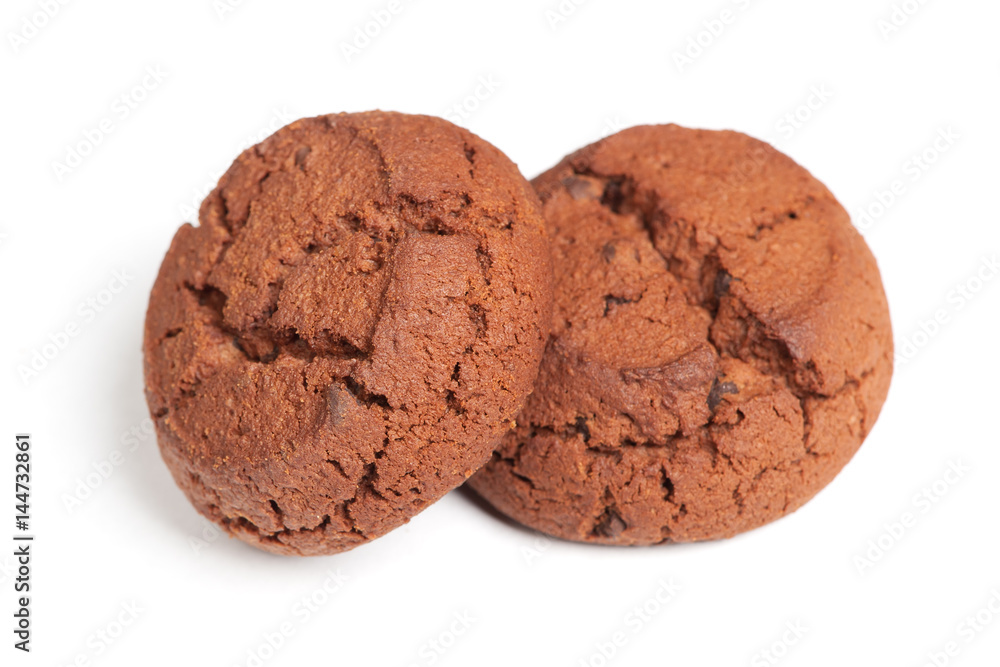 Group of brown cookies Group of brown cookies