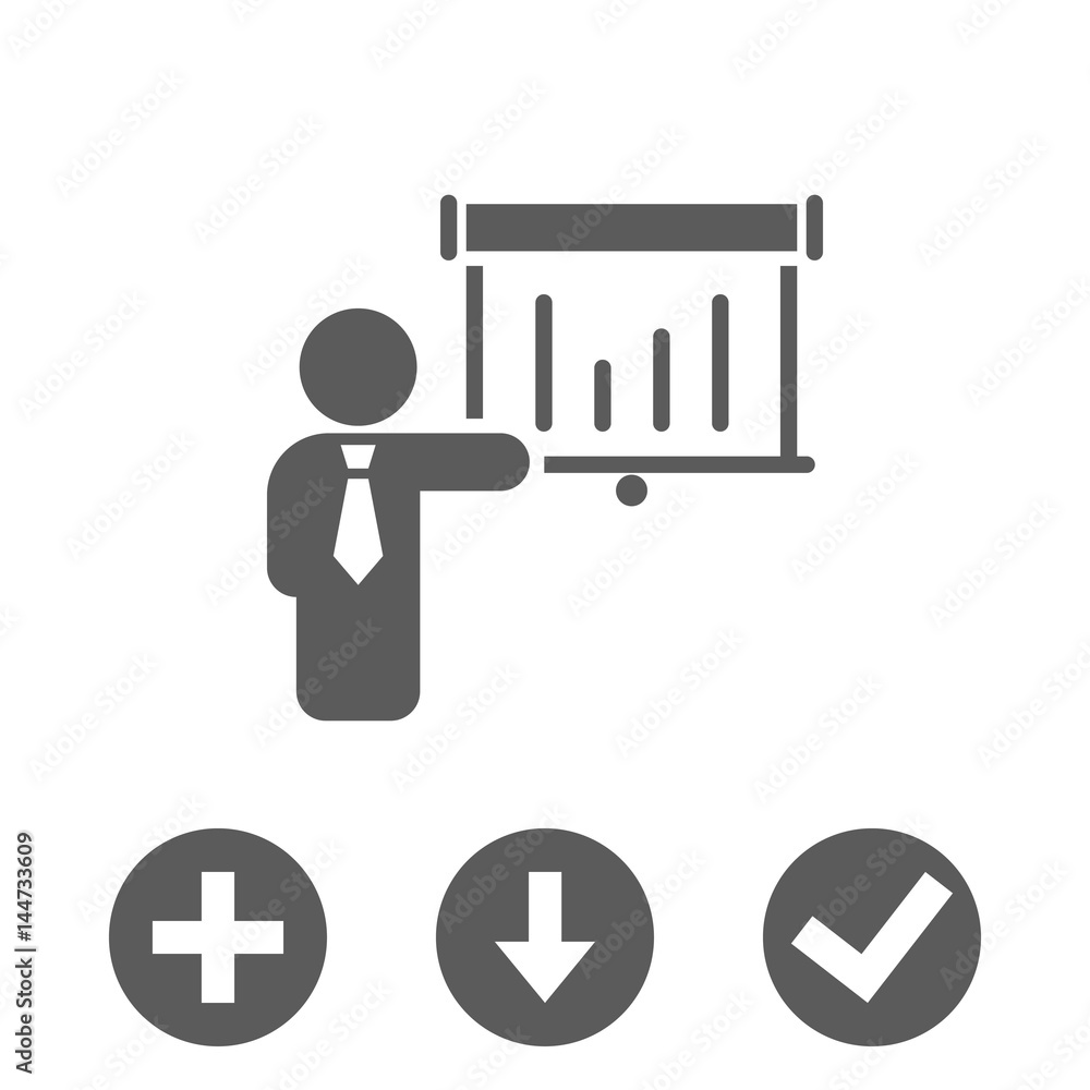 Man icon stock vector illustration flat design Man icon stock vector illustration flat design