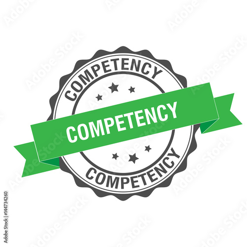 Competency stamp illustration