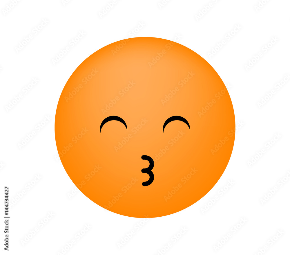 Emoticon vector illustration. face on a white background. Emoticon vector illustration. face on a white background.