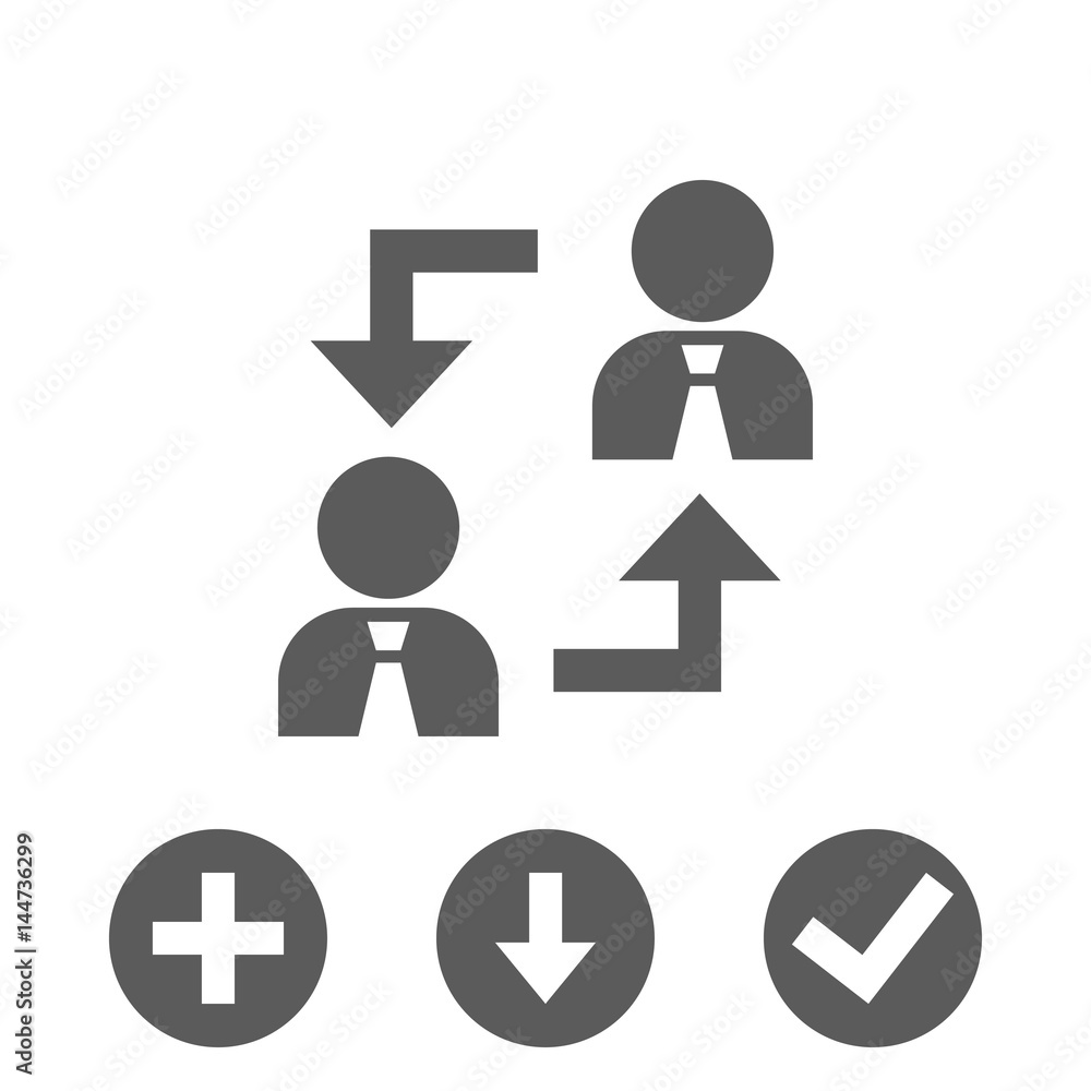 Business people team crowdy walk silhouette concept businesspeople group human resources over world map background vector icon Business people team crowdy walk silhouette concept businesspeople group human resources over world map background vector icon