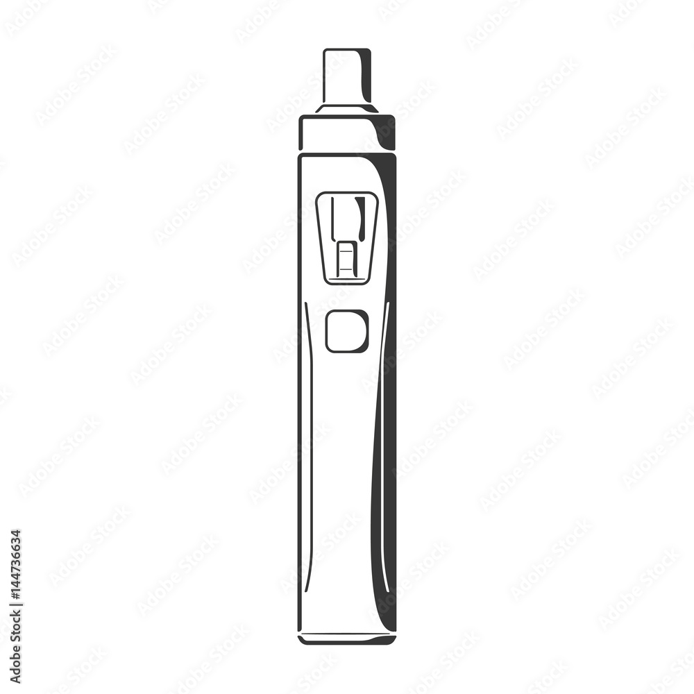 Black aio vape pen icon Black aio vape pen icon