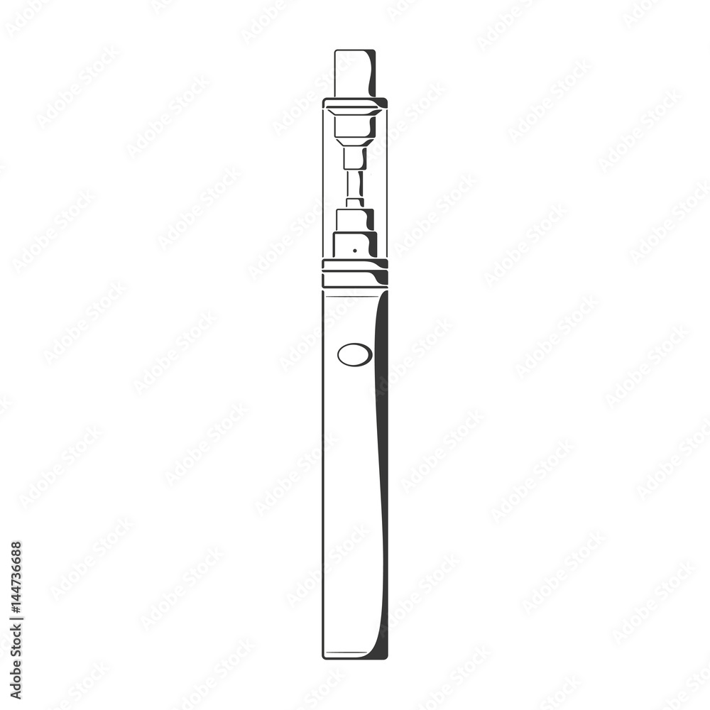 Black high vape pen icon Stock Vector | Adobe Stock