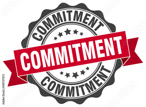 commitment stamp. sign. seal photo