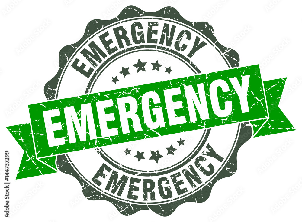 emergency stamp. sign. seal emergency stamp. sign. seal