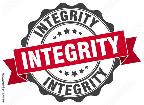 integrity stamp. sign. seal