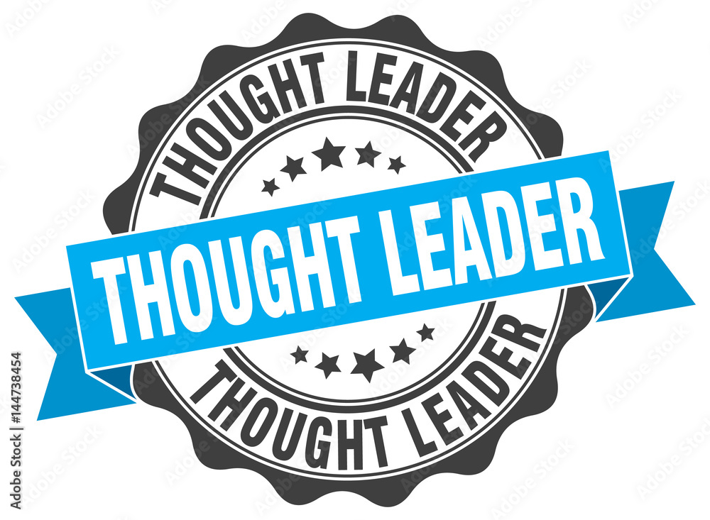 Fototapeta premium thought leader stamp. sign. seal