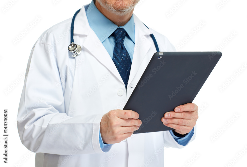 Doctor hands with tablet computer Doctor hands with tablet computer