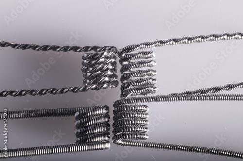 Twisted multi Strand vaping coils example. photo