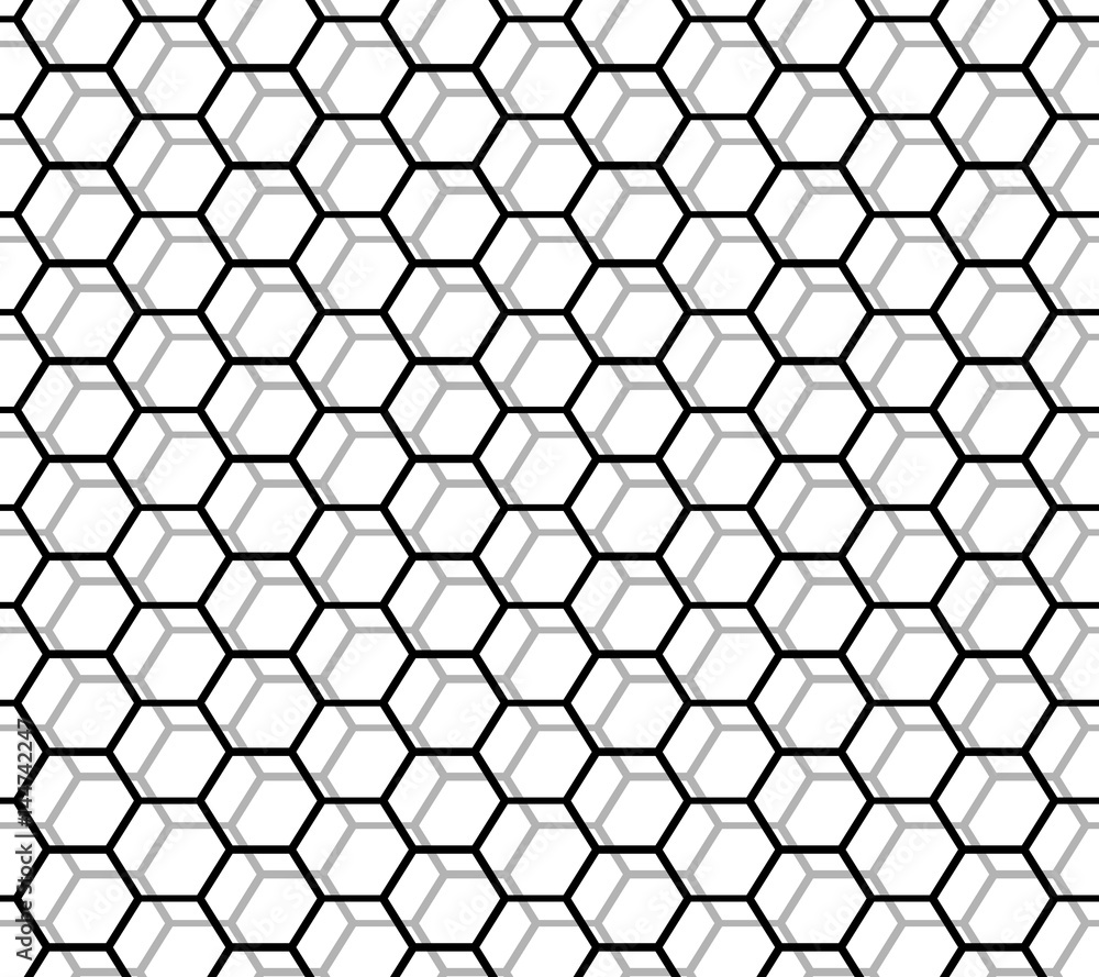 Fototapeta premium Honeycomb seamless pattern