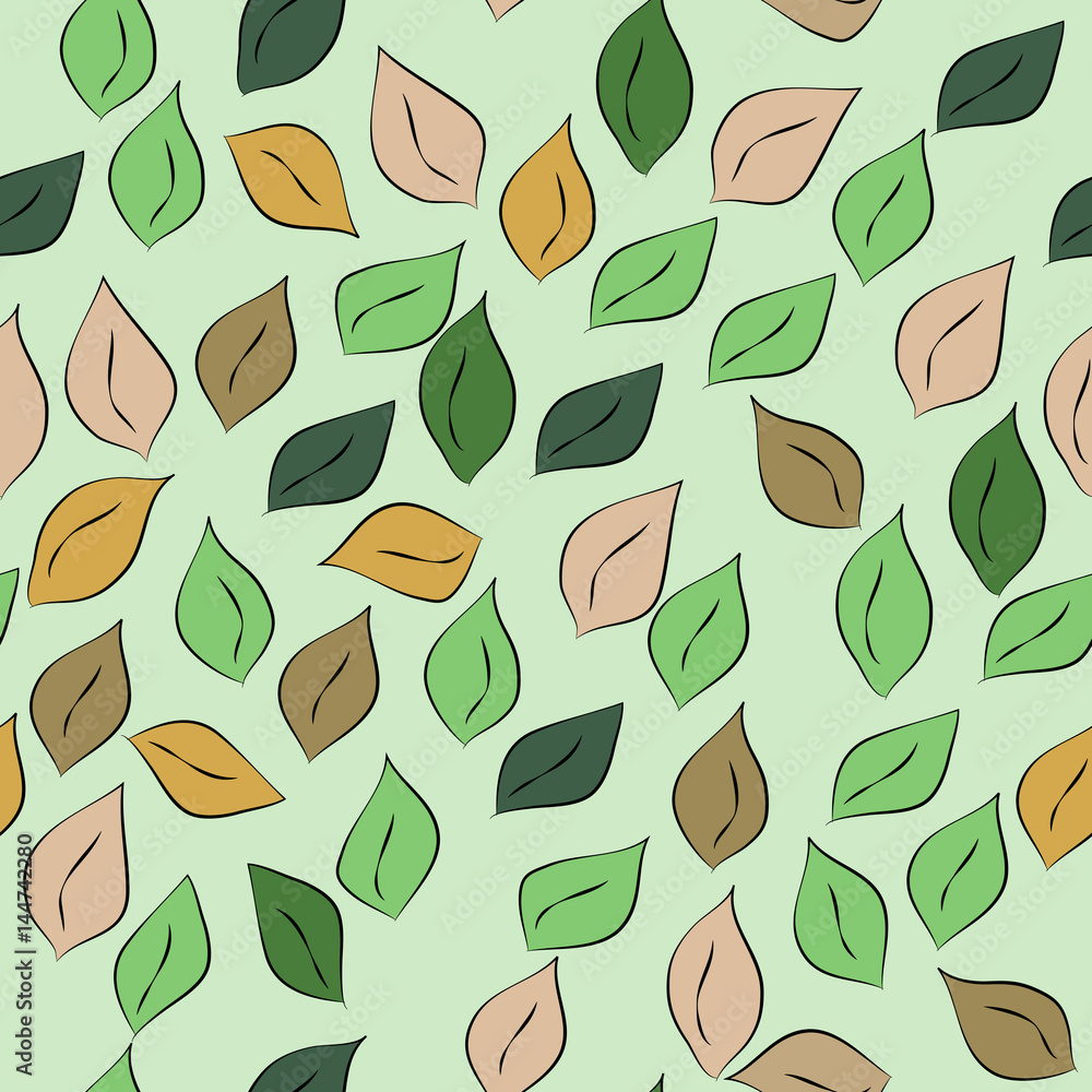 Leaf seamless pattern Leaf seamless pattern