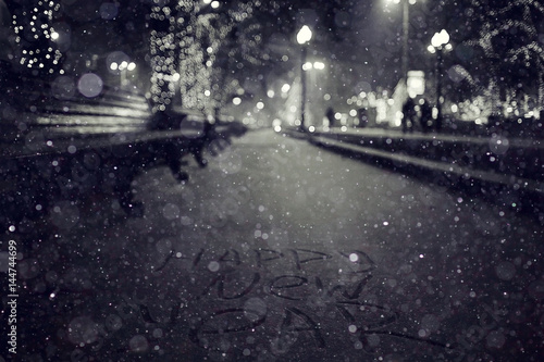 winter night in the park © kichigin19