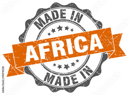made in Africa round seal
