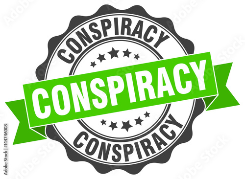 conspiracy stamp. sign. seal