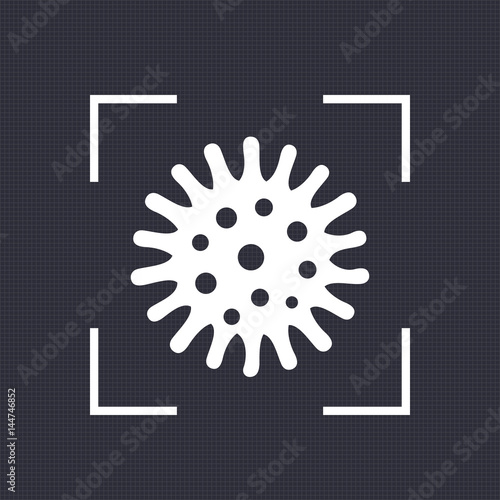 bacteria vector icon