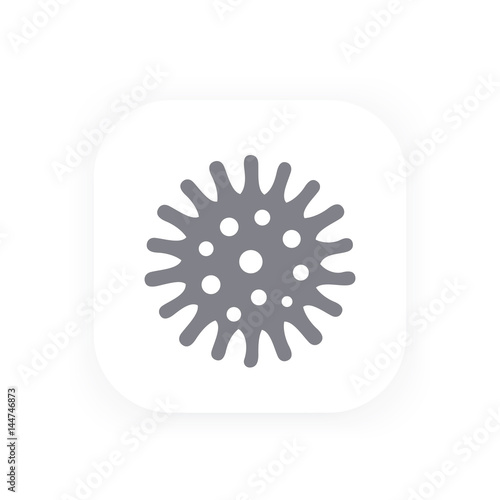 bacteria, microbe icon
