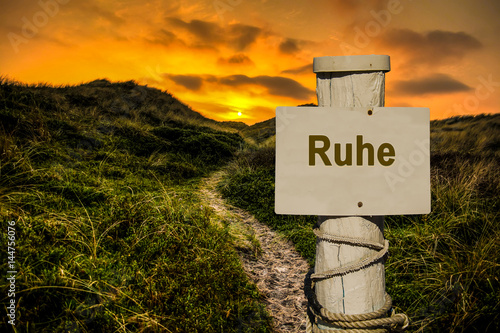 Schild 241 - Ruhe