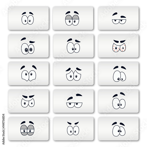 Emoticon. Vector style smile face icons