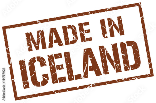 made in Iceland stamp