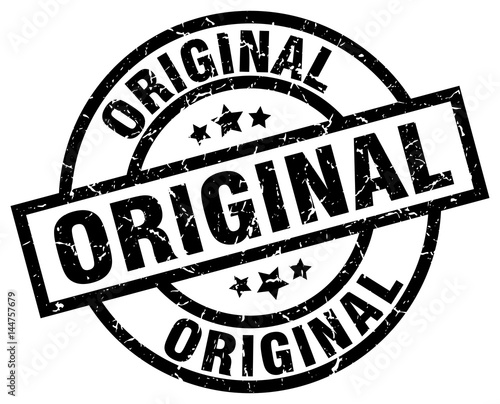 original round grunge black stamp