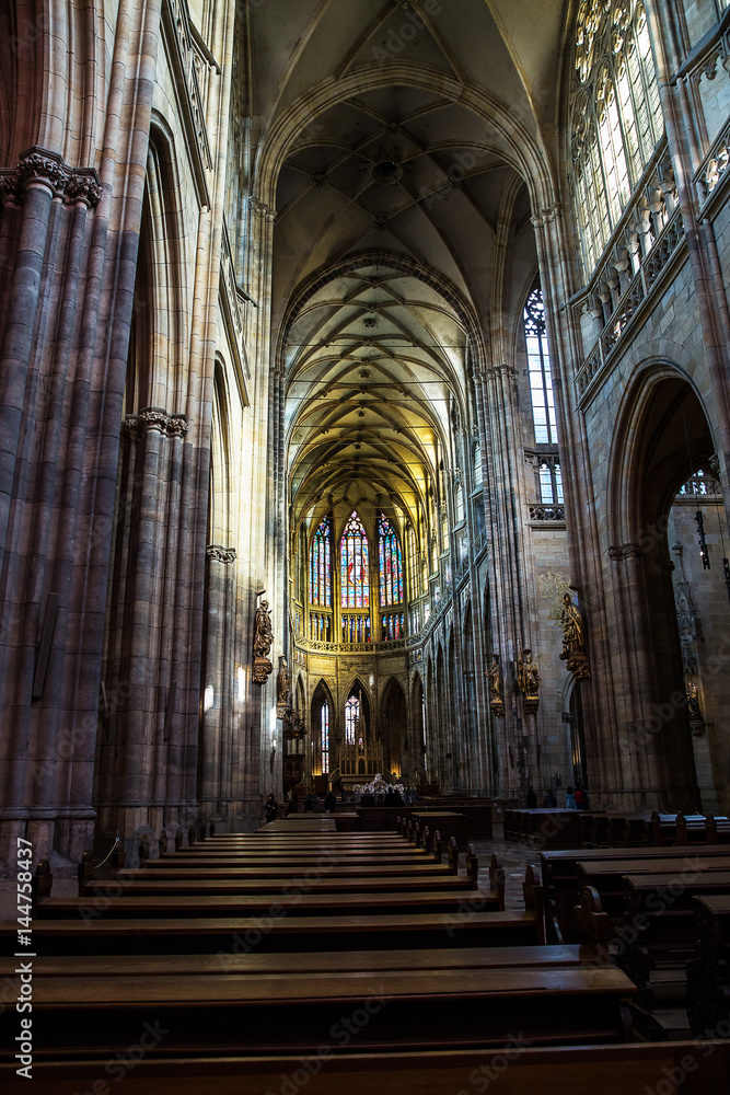 St.Vitus Cathedral, Prague, Czech Republic.