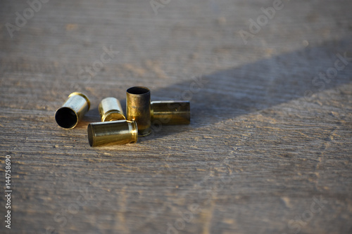 Spent bullet casings
