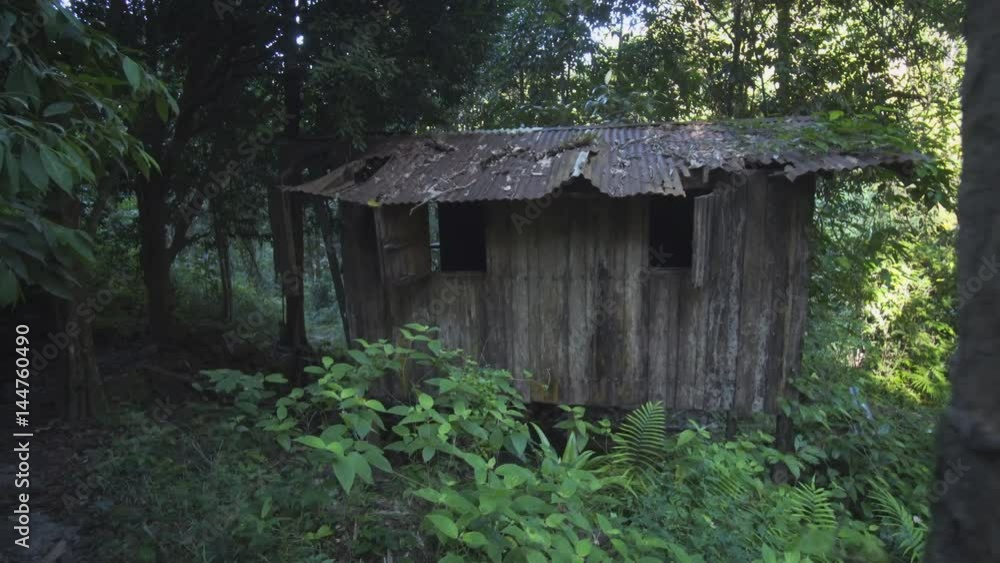 Abandoned Shack on a Nature Trail in Thailand, with Sound Abandoned Shack on a Nature Trail in Thailand, with Sound