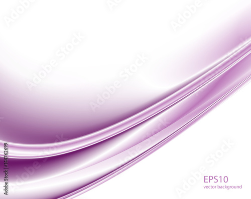 Vector abstract purple waves background.