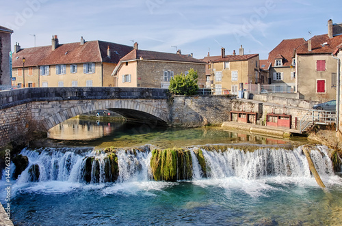 Pont de l'avenue Pasteur à Arbois en France