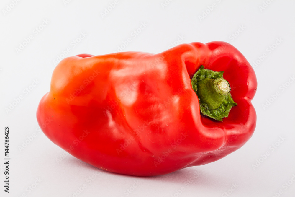Bell pepper (Capsicum annuum) isolated in white background Bell pepper (Capsicum annuum) isolated in white background