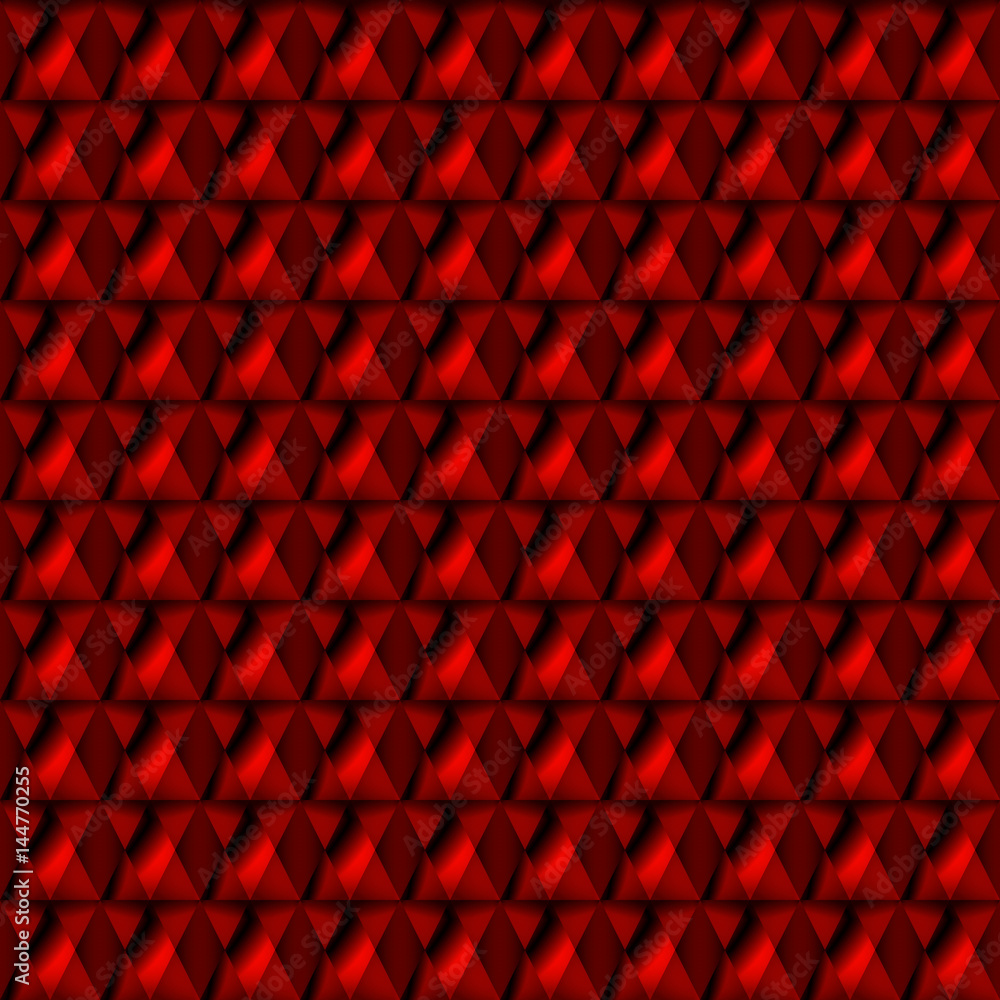 An even geometric background of rhombuses. Geometric smooth shapes for the design of a red background.
An even geometric background of rhombuses. Geometric smooth shapes for the design of a red background.