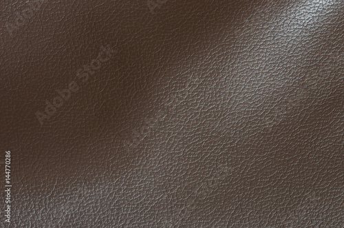 Brown leather texture - background