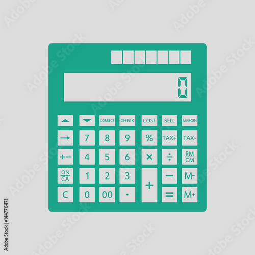 Statistical calculator icon