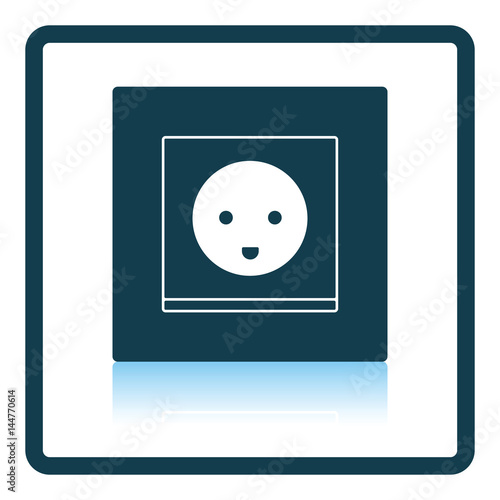 Austria electrical socket icon
