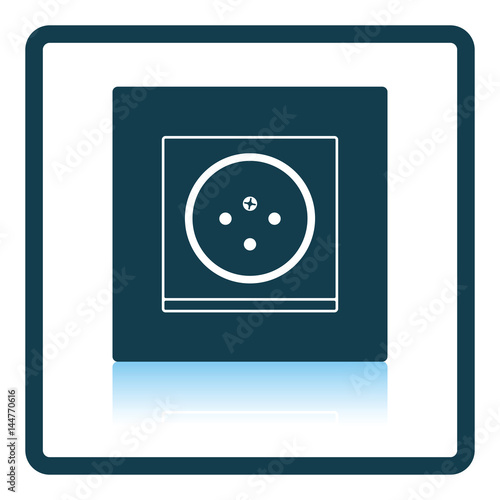 South Africa electrical socket icon