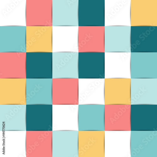 Pattern. Square design. Children pastel colors.