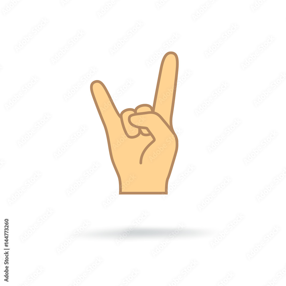 866970 rock and roll sign. Heavy Rock Icon 866970 rock and roll sign. Heavy Rock Icon