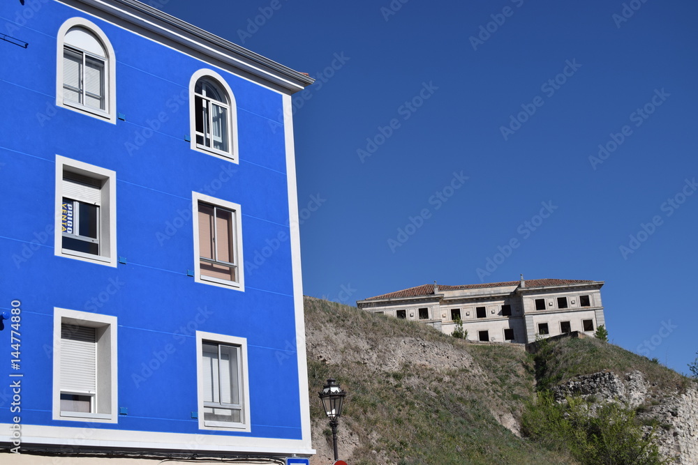 Casas azules.
