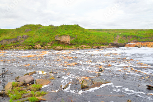 View of the river Tosna. photo