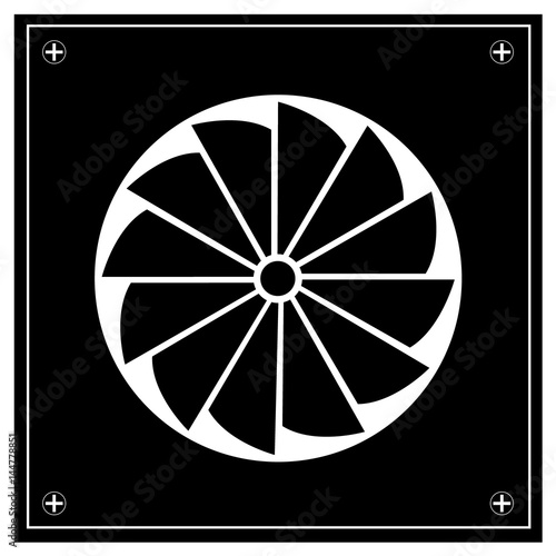Exhaust fan icon.