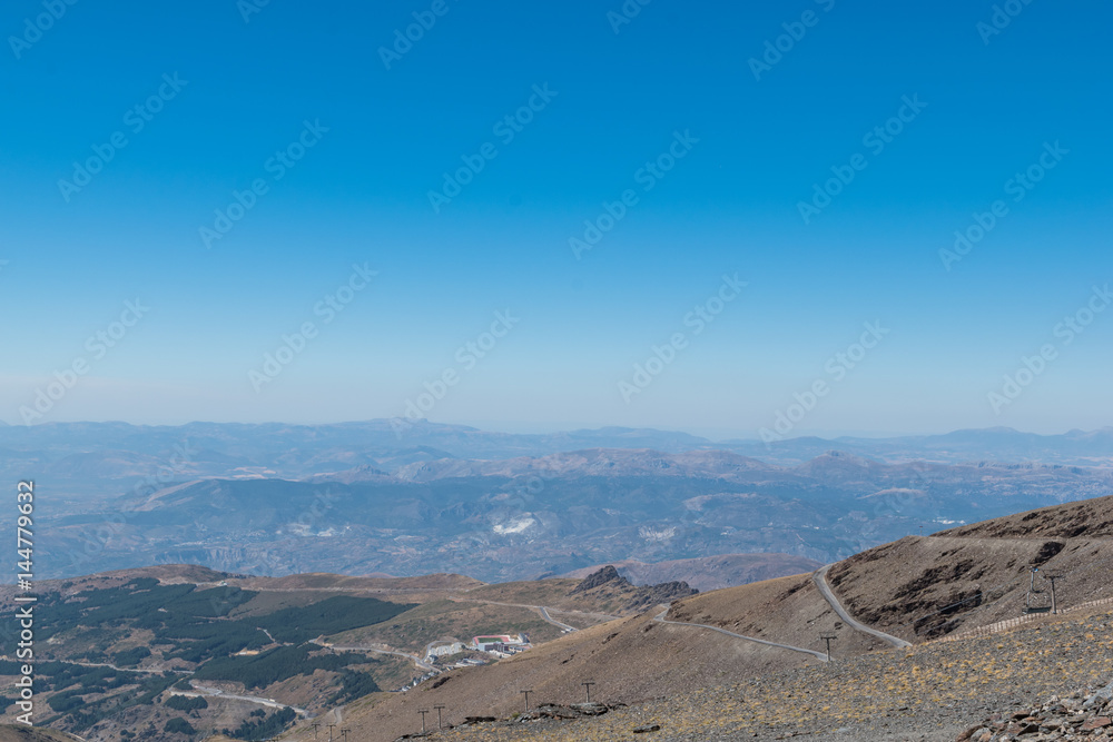 buildings on a mountain slope